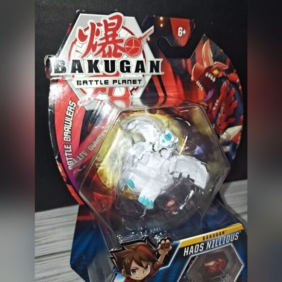 Bakugan Battle Planet Battle Brawler HAOS NILLIOUS Bakucores Action Figure New - Picture 6 of 9